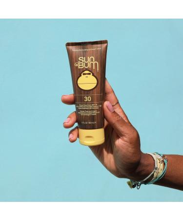 Sun Bum Original SPF 30 Sunscreen Lotion - Vegan Reef Friendly Broad Spectrum UVA/UVB Protection with Vitamin E | 3 oz | Ideal for International Shipping - Buy Online on GoSupps.com