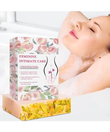 Intimate Wash | Cleansing Soap for Feminine Intimate Hygiene | Natural pH Balance for Vaginal Health 100g Handmade for Bath and Body Daily Use - Buy Online on GoSupps.com