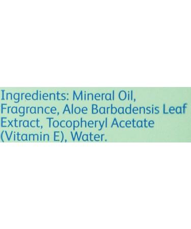 Johnson's Baby Oil with Mineral Oil, Vitamin E, and Aloe Vera - 20 Fl Oz (Pack of 1) - Buy Online on GoSupps.com