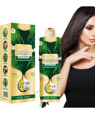  Hongjingda Instant Shampoo for Hair Color - 300ml Instant Fast Hair Dye Color Wash Magic Hair Dye Shampoo | Brown Hair Coloring Shampoo for Men & Women - Buy Online on GoSupps.com