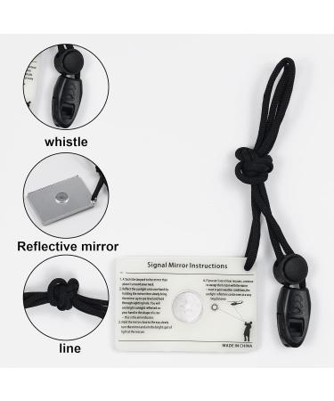 Survival Reflective Signal Mirror | Essential Outdoor & Emergency Tool for Adventure - Buy Online on GoSupps.com