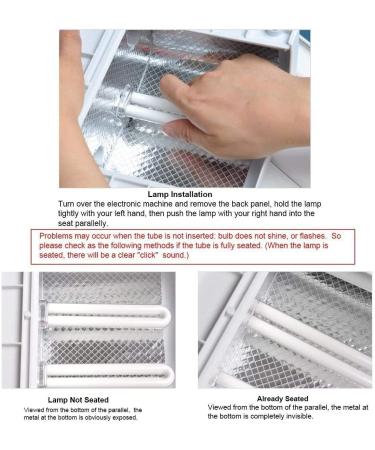 Buy 4-Pack 9W UV Replacement Tube 365nm for Nail Art Dryer | International Shipping Available - Buy Online on GoSupps.com