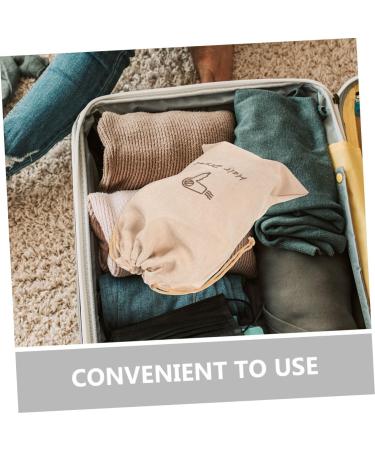 Healeved Blowdryers for Hair Drawstring Bag Hair Dryer Linen Bag Storage Bag Travel Universal Jewelry Bag - Buy Online on GoSupps.com