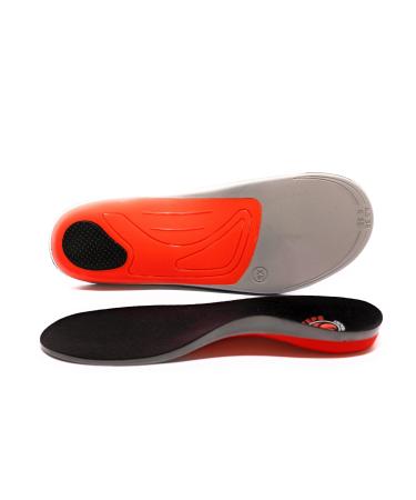 Orthotic Inserts - Plantar Fasciitis Insoles (Men 6.5-8.5 Women 8-10) - 3cm Arch Support Inserts for Athletes 200lbs+ Support Relieve Flat Feet 1 Pair 3cm Arch Height Medium (Men 6.5-8.5 Women 8-10)