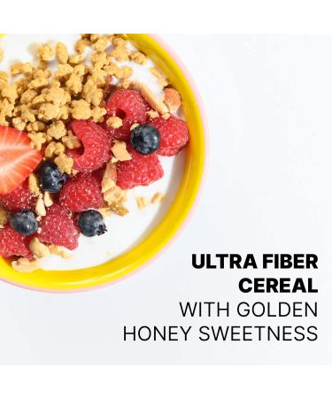 Poop Like a Champion High Fiber Cereal Honey Graham Healthy Low Carb Cereal with Soluble Fiber & Psyllium Husk 19g Fiber Natural Constipation Relief for Adults & Kids - Buy Online on GoSupps.com