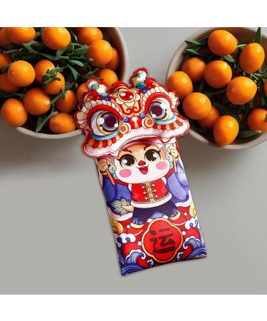 Harilla Hong Bao Red Packets Gift Packets Hongbao Lucky Money Chinese Lunar New Year Red Envelopes for Spring Festival Graduation Open Eyes 13x22cm - Buy Online on GoSupps.com
