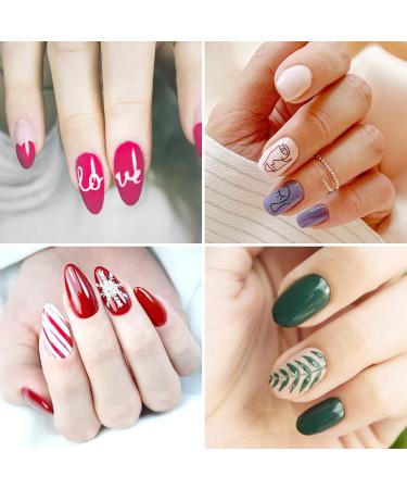 Professional Nail Art Brush Set - 6 Piece Extra Long Nail Polish Liner Pens (6/9/12/15/18/24mm) for Acrylic & UV Gel Designs - Buy Online on GoSupps.com