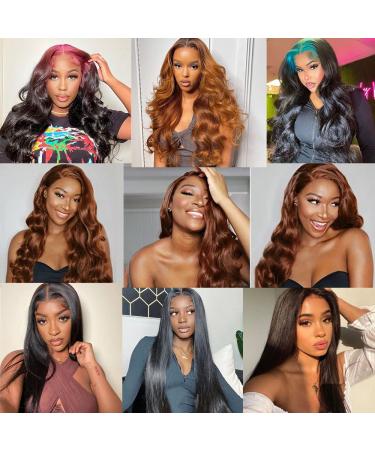 HAIREASON 18 Body Wave Lace Front Human Hair Wig for Black Women - Pre Plucked with Baby Hair | 150% Density Virgin Brazilian Hair | Natural Hairline - Buy Online on GoSupps.com