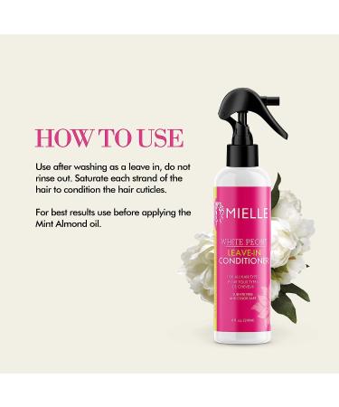 Mielle Organics White Peony Sulfate-Free Leave-In Conditioner - Color Safe - 8 oz - Buy Online on GoSupps.com