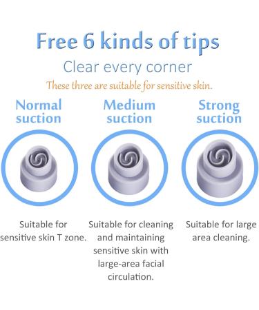 Electric Beauty Instrument for Removing Blackheads with 6 Replaceable Probes Small Bubble Facial Pore Cleaner Kit USB Rechargeable Blackhead Suction - Buy Online on GoSupps.com