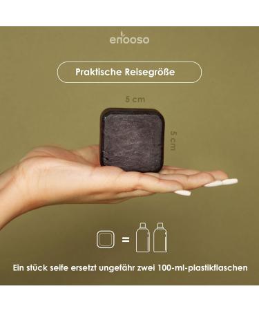 Firebiz Srls Enooso Organic Solid Shampoo and Conditioner Set for Oily Hair 120 g Purifying and Nourishing Natural Vegan Formula Solid Shampoo Bar & Solid Conditioner Bar Made in Italy - Buy Online on GoSupps.com