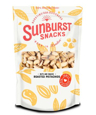 Sunburst Pistachio Nuts Jumbo Dry Roasted and Salted Non GMO (No Oil) 500 g - Buy Online on GoSupps.com
