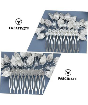 Angoily Hair Accessories Flower Side Comb Wire Hair Combs Hairdressing Side Comb Wedding Hair Clips Side Hair Combs Simple Side Comb Gold Hair Pin Tiara Zinc Alloy Delicate Bride - Buy Online on GoSupps.com