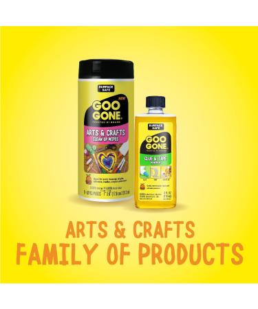 Goo Goo Glue and Tape Adhesive Remover - 4 oz - Removes Stickers, Crayon, Glue, Tape, Gum, Decals, Labels - Buy Online on GoSupps.com