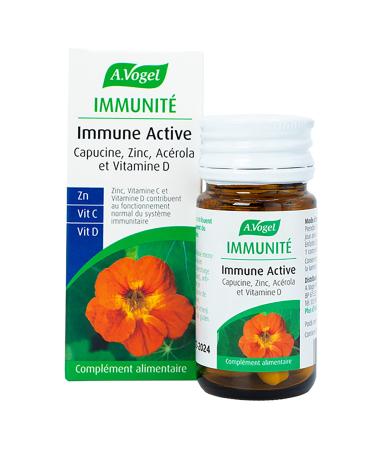 A.VOGEL - Food supplement - Promotes the proper functioning of the immune system - Vitamins and minerals - Enriched with zinc and vitamin D - 100% organic nasturtium extract - 30 Tablets