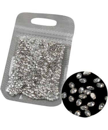 1440Pcs Flatback Rhinestones Nails Art For DIY Projects And Clothing Embellishments Crafts And Sewing Nails Art Decoration 03 small trapezoid - Buy Online on GoSupps.com