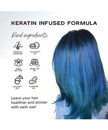 Keracolor Clenditioner Hair Dye - Semi Permanent Color Depositing Conditioner | Cruelty-Free | Merlot - 12 Fl Oz - Buy Online on GoSupps.com