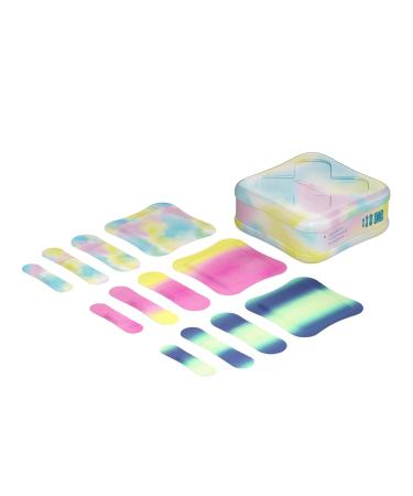 Welly Bandages - Fun Adhesive Flexible Fabric Bravery Badges | Colorful First Aid Tin for Cuts & Scrapes | 48 Count Tie Dye Patterns - Shop Internationally - Buy Online on GoSupps.com