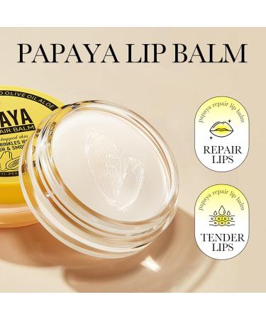  Beslibate Natural Lip Mask Moisturizing Non-Adhesive Vegan & Cruelty Free Lip Mask Lip Care Suitable for All Tastes of Human Papya (6) - Buy Online on GoSupps.com