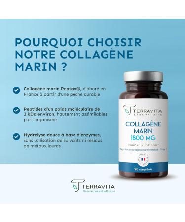 Pure Patented MARINE COLLAGEN Peptides + Vit C | High Dosage 1800 mg in 3 Tablets | 90 Tablets | Flexible Joints  - Buy Online on GoSupps.com