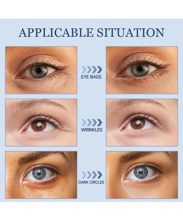 3 Packs Under Eye Bags and Wrinkles Instant Eye Tightener Lifting Cream 15g*2 Eye Cream Visibly Improve for Bags Under Eyes Bags Dark Circles Useful for Men & Women Moisturizing Under Eye Cream - Buy Online on GoSupps.com