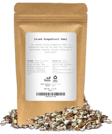 Dried Grapefruit Peel Pieces - 80g Pouch | Natural & Gluten-Free Botanicals for Gin Making | Drink Botanicals Ireland - Buy Online on GoSupps.com