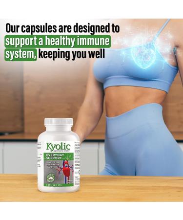 Kyolic - Aged Garlic Extract Supplements - Formula 100 Everyday Support 300mg 180 Capsules - Odorless Garlic Pills - Supports Overall Wellness Unflavored 180 count (Pack of 1) - Buy Online on GoSupps.com