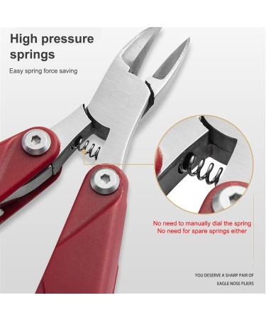 Nail Clipper for Thick Nails Paronychia Improved Stainless steel nail clippers trimmer Ingrown pedicure care professional Cutter nipper tools feet toenail (Color : Red) - Buy Online on GoSupps.com