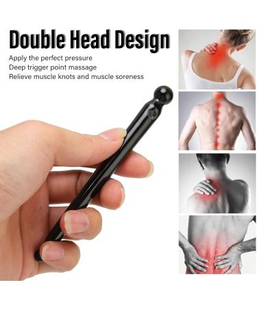 Black Ceramic Acupuncture Pen - Deep Tissue Massager for Athletes | Perfect for Travel | International Shipping - Buy Online on GoSupps.com