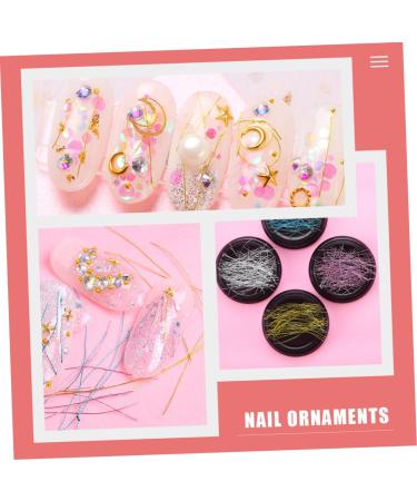 minkissy Nail Art Wire 32 Boxes Manicure Metal Threads Manicure Wire Manicure Metal Wire Manicure Ornaments Manicure Threads Accessories Nail Alloy Nail Art Decorations - Buy Online on GoSupps.com