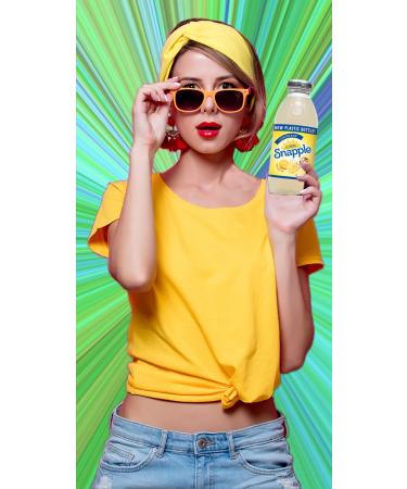 Snapple Lemonade 16 Fl Oz (Pack of 8) - All Natural Refreshing Drink - 128 Fl Oz Total - Buy Online on GoSupps.com