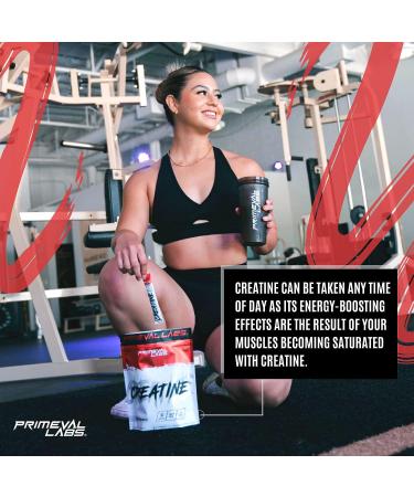 Primeval Labs Creatine Monohydrate Stick Packs - 30 Easy Open Packets - Muscle Recovery & Builder - 5g Creatine Per Serving - Workout Supplements for Men & Women - Buy Online on GoSupps.com