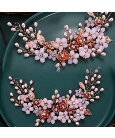 ISLHJDD Crystal Bridesmaid Hair Accessories Wedding Hair Vine Pearl Hair Clips Bridal Hair Barrettes Pins Bridal Headband - Buy Online on GoSupps.com