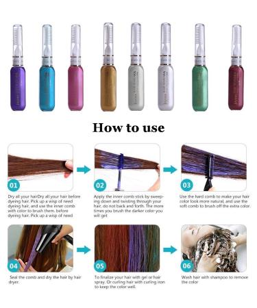 Professional Temporary Hair Mascara in Purple - Salon Quality DIY Hair Dye Stick - Buy Online on GoSupps.com