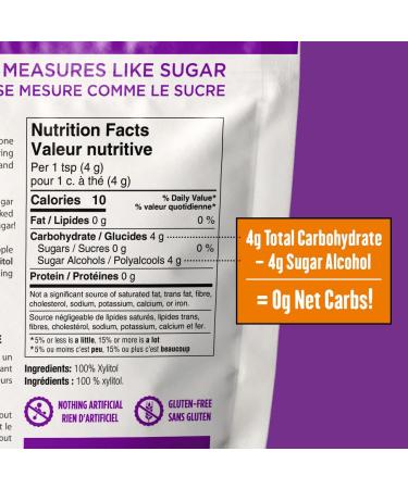 Krisda Xylitol Spoonable Natural Sweetener 454 grams - Buy Online on GoSupps.com