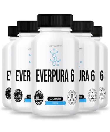 VIDAPLEXTRA Everpura 6 - Everpura 6 Keto Capsules (5 Pack 300 Capsules)