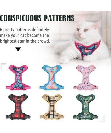 Supet Escape Proof Cat Harness and Leash Set - Adjustable Vest for Small and Large Kittens/Dogs - Green - Medium Size - Buy Online on GoSupps.com