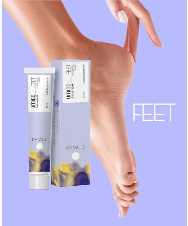 Umido 3-Piece Foot Cream Set (45 ml) - Chamomile Menthol & Avocado Oil | Nourishing Foot Balm Lotion & Care Cream for Ultimate Foot Care - Buy Online on GoSupps.com
