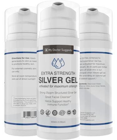 Extra Strong 35ppm Advanced Silver Gel - Hygienic and Effective - Buy Online on GoSupps.com