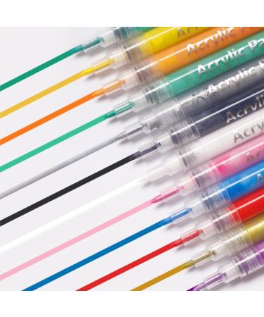 Fashion Base 12PCS Nail Art Pens - Nail Drawing Graffiti Pen Set for DIY Nail Art Decoration - Fine Tip Nail Varnish Pens for Quick Drying - Create Dot Line Patterns effortlessly - Buy Online on GoSupps.com