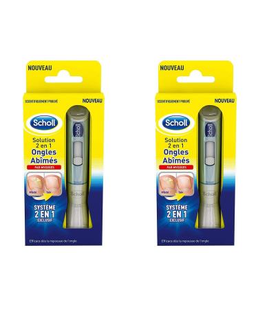SCHOLL Mycose des Ongles Solution 2 en 1 Ongles Ab m s - Lot de 2 1 unit (Lot de 2)
