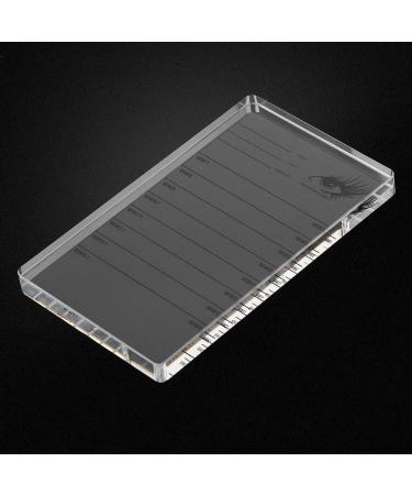 Eyelashes Extension Board Acrylic Eyelashes Grafting Storage Board with Measuring Function Fake Eyelashes Storage Palette for Lash Technicians - Buy Online on GoSupps.com