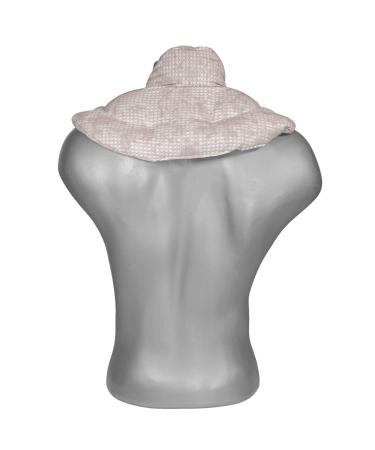 Neck pillow with stand-up collar rapeseed pillow - neck pillow heat pillow - warming neck pillow - color: shabby-chic gray-beige