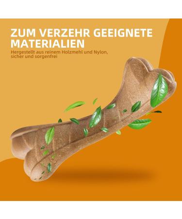 Durable Dog Toy for Big Dogs - Bite-Proof Chew Toys for Aggressive Chewers | Indestructible Puppy Bone 22.8x7.6cm - Buy Online on GoSupps.com