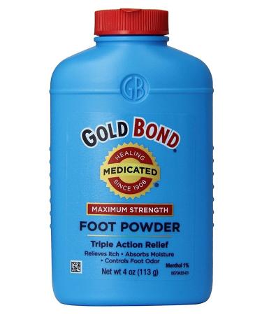 Gold Bond Foot Powder Medicated 4oz (3 Pack) - Buy Online on GoSupps.com