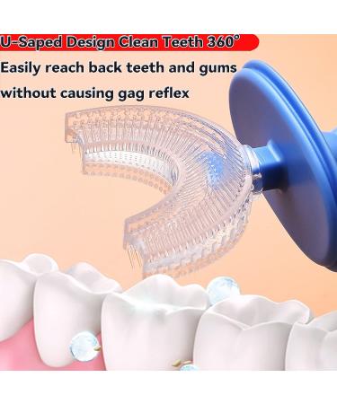 BDFIEYY U-Shaped Kids Toothbrush: 360 Cleaning, Food Grade Silica Gel, Resistant to 120 Autoclaving | Ages 2-12 - Buy Online on GoSupps.com