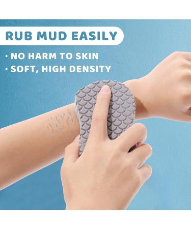 Decwxon Ultra Soft Exfoliating Bath Sponge for Adults, Children, and Pregnant Women - Dead Skin Remover and Painless Scrub (White) - Buy Online on GoSupps.com