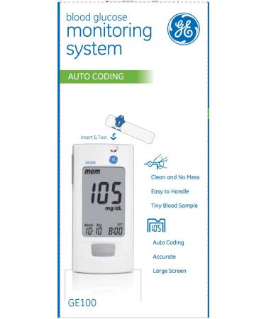 GE100 Blood Glucose Monitoring System - Accurate Diabetes Management - Buy Online on GoSupps.com