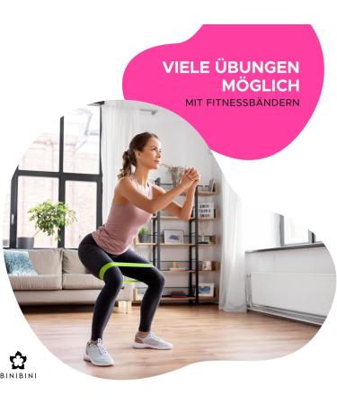 Buy Binibini Pilates Ring Set - Complete 5-Part Home Fitness Set with Pilates Ball Fitness Straps & Terra Bands for Optimal Health & Strength Training - Buy Online on GoSupps.com