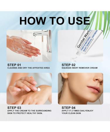 Maximum Strength Wart Remover Cream - Fast-Acting Salicylic Acid Gel for Genital Warts - International Shipping Available - Buy Online on GoSupps.com